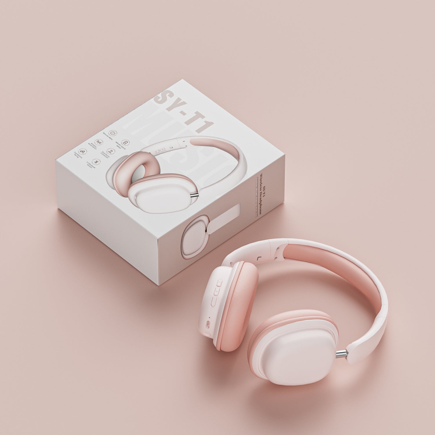 Cross-border new popular wireless earphones, headphones wearing Bluetooth game earphones, large power brand headset manufacturers wholesale
