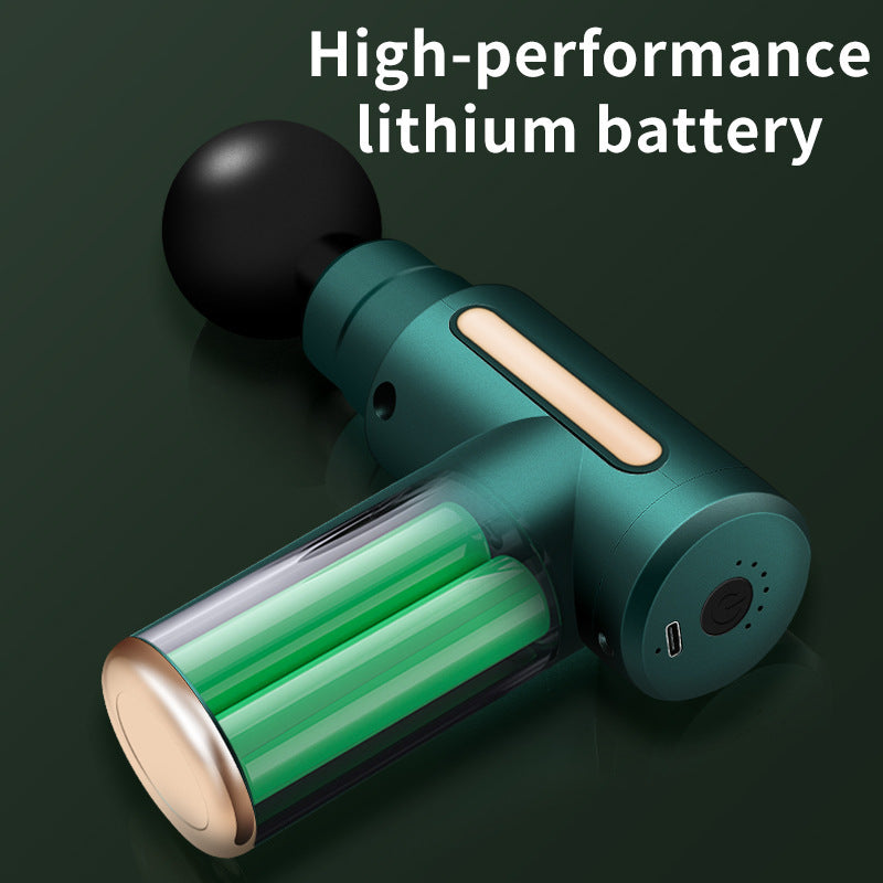 Fascia Gun Fascia + Fascia Gun Electric Massager Relieve Muscle Massage Gun USB Mini Charging Fascia Gun