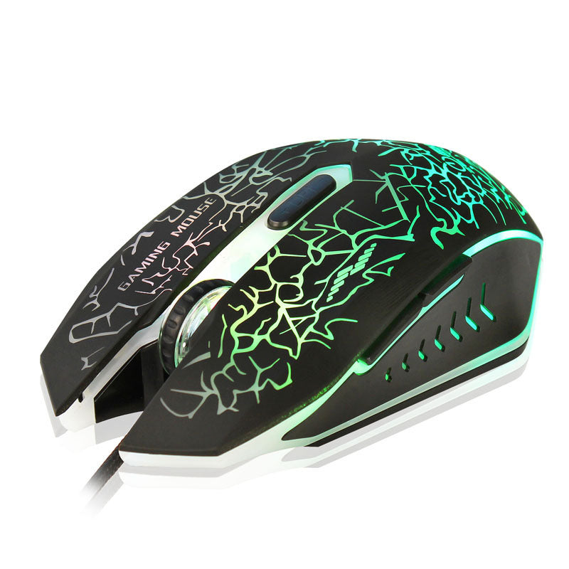 Wrangler G10 gaming mouse computer USB wired e-sports colorful breathing light luminous mouse computer accessories