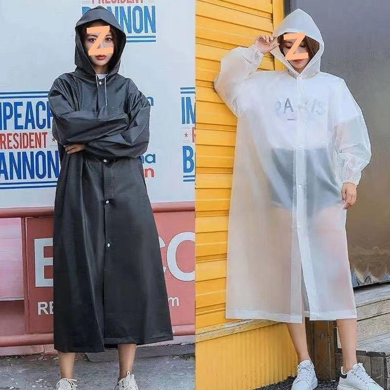 Thickened disposable raincoat men and women adult hiking children's waterproof portable cycling outdoor rafting poncho