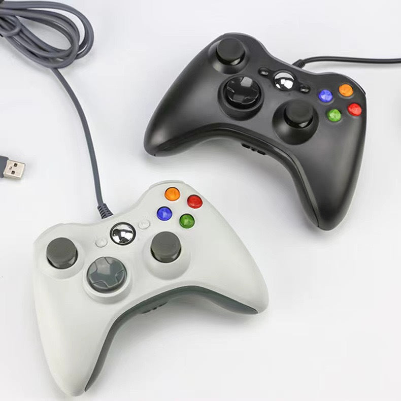 XBOX360 gamepad wired computer steam multi-function free drive vibration factory direct sales spot quick delivery