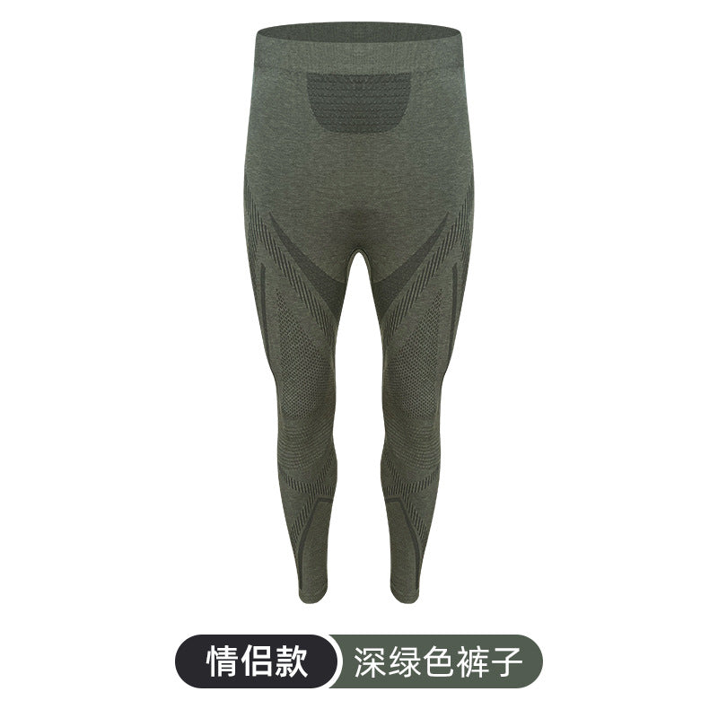 Outdoor mountaineering merino wool quick-drying underwear set men's and women's perspiration breathable sports function ski quick-drying clothes