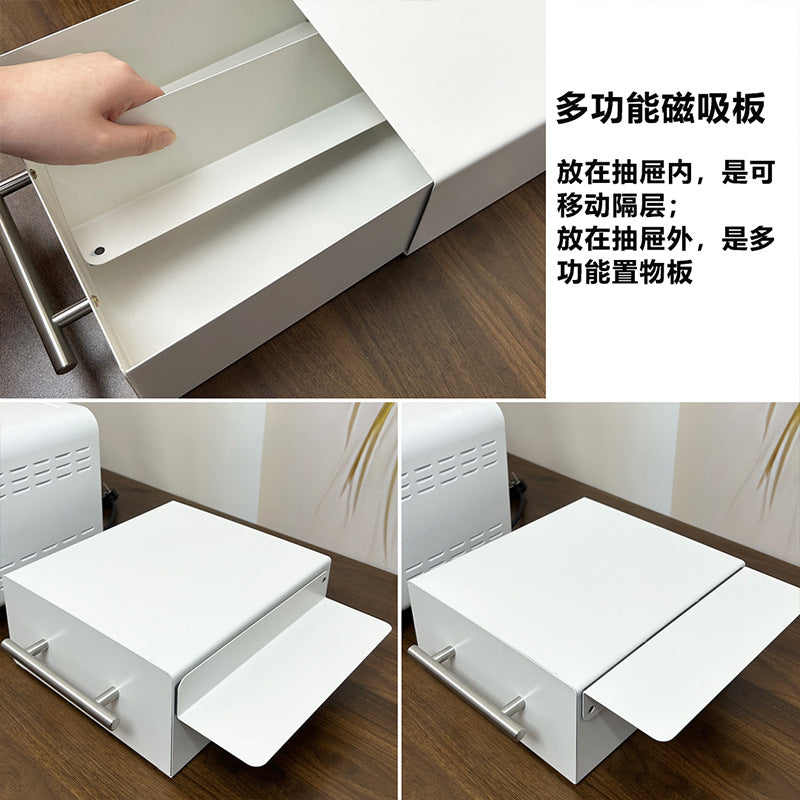 Kitchen rack Multi-layer home coffee machine Snack storage Desktop with drawer with baffle Free installation