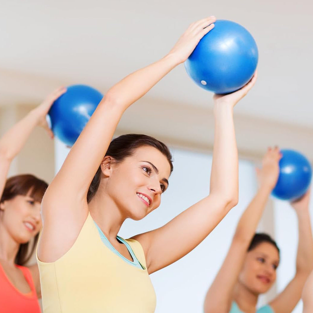 Yoga pelvic floor muscle ball 25cm Pilates ball, pregnant women pelvic floor muscle exercise postpartum recovery training fitness ball