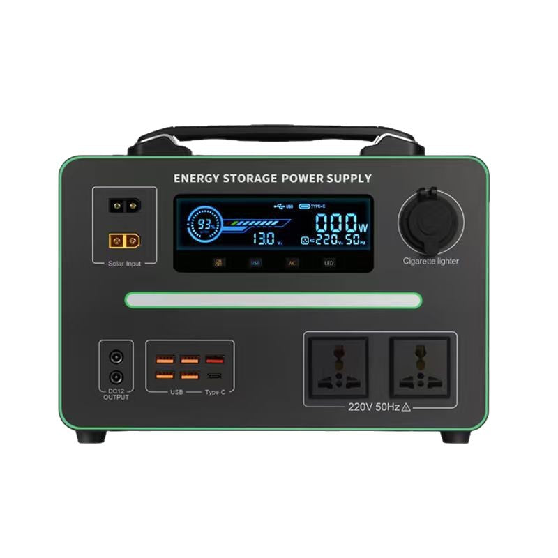 Portable 600W outdoor mobile power supply, high-power self-driving camping live broadcast 0.6 kWh electric emergency energy storage power supply