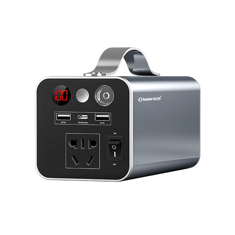 Outdoor mobile power supply Portable large-capacity 220V live broadcast stall camping Multifunctional vehicle high-power power supply