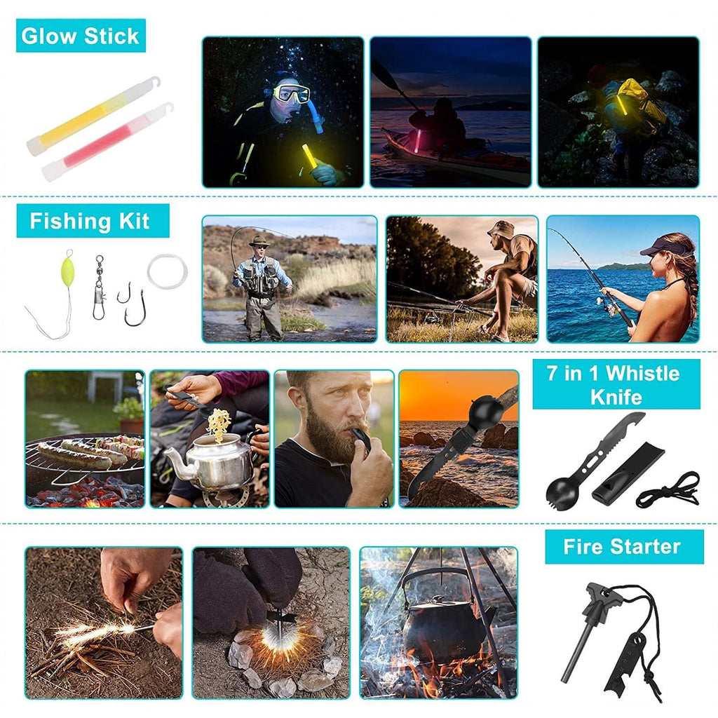 80L Adventure Outdoor Adventure Hiking New Camping Backpack Professional Tactical First Aid Kit Survival Gear