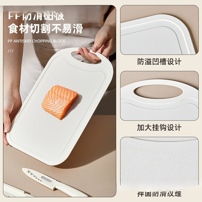 Kitchen Gadgets Cutting Board Knife Fruit Knife Peeler Scissors Combination Household Student Dormitory Set Knives