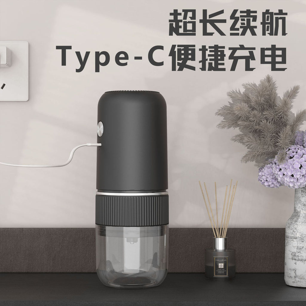 Electric grinder, Italian hand-brewed coffee bean grinder, adjustable thickness, rechargeable, portable, small household bean grinder