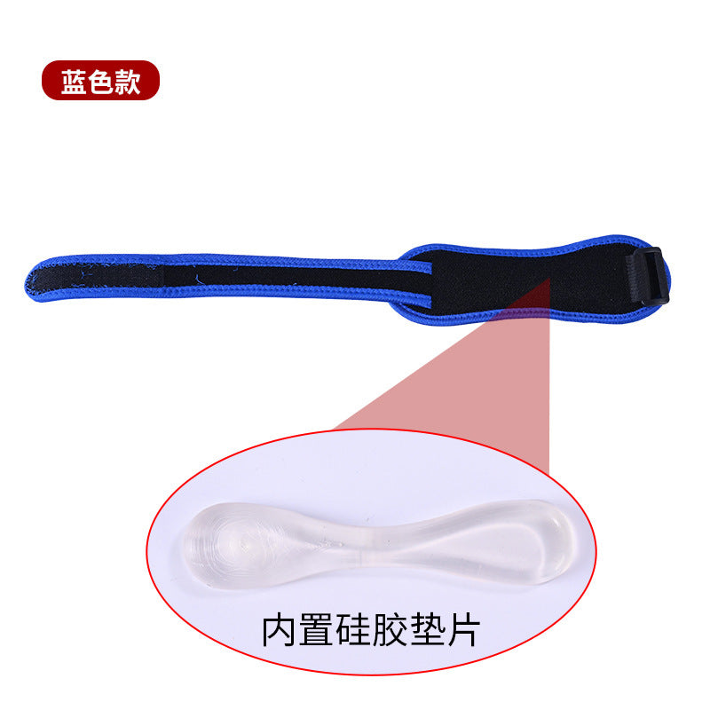 Silicone pressurized patella belt sports fitness badminton riding mountaineering breathability shock absorption men's and women's running knee pads spot