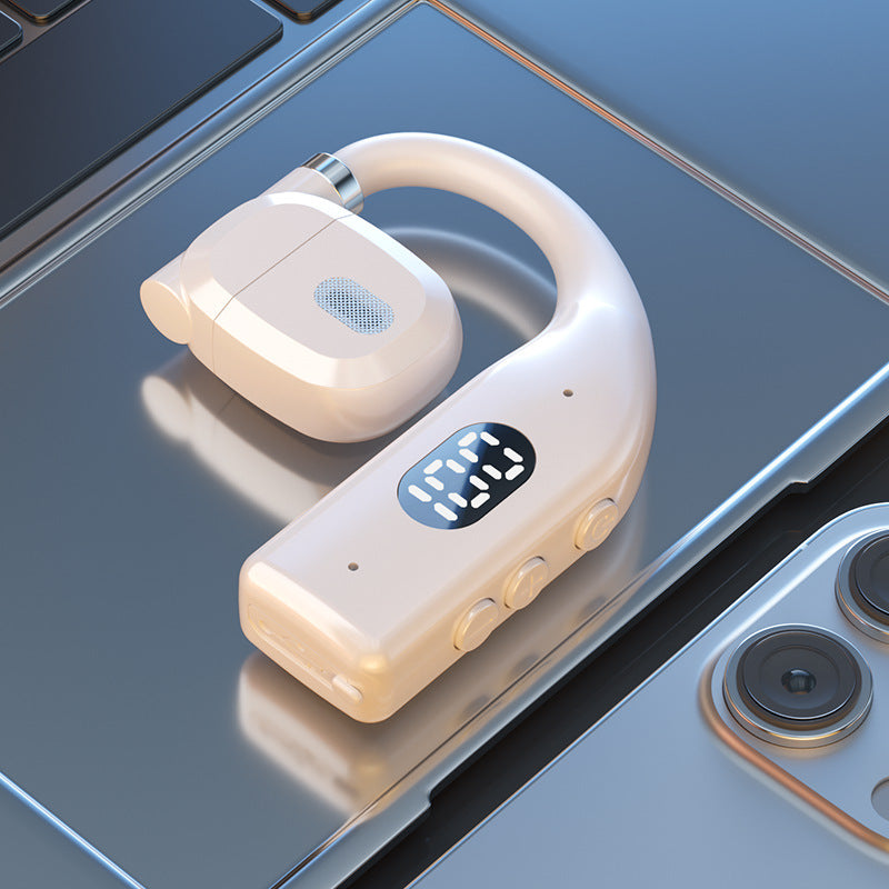 Boys and girls running 2025 new rotatable wireless bluetooth headset single ear hanging ear gift wholesale