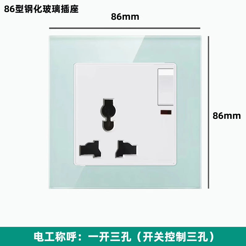 British 13A Hong Kong and Macao USB socket British standard porous TYPE-C charging panel switch electrical system