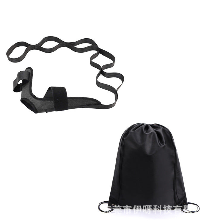 Yoga stretching belt segmented tensile band ligament stretching belt ankle joint correction belt rehabilitation auxiliary training belt