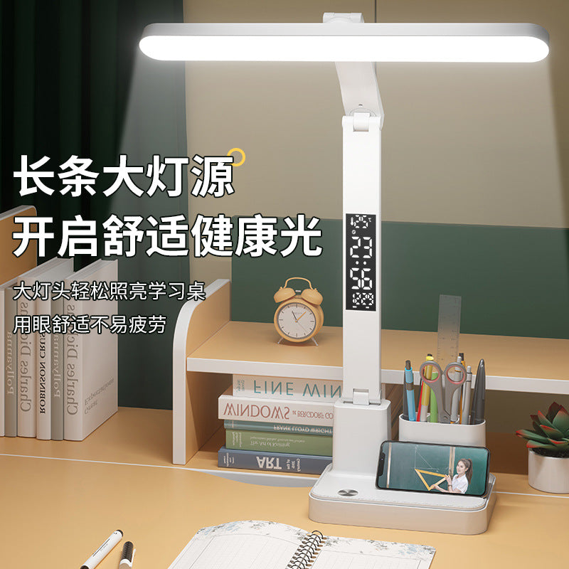 LED intelligent charging desk lamp Full spectrum eye protection desk lamp for learning Student desk Reading dormitory Writing homework