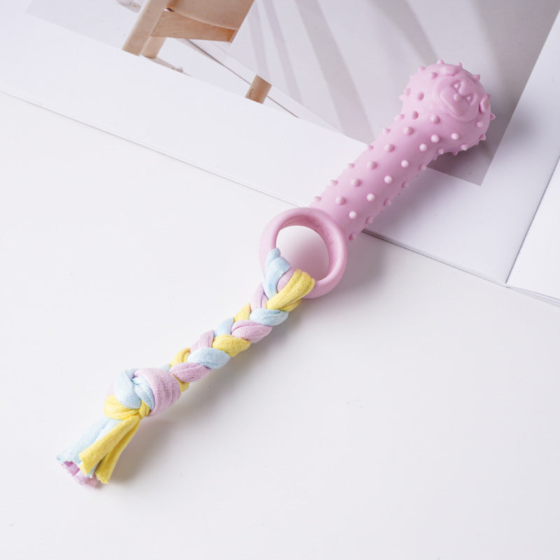 Cross-border hot sale TPR pet toys pet dog molar stick to relieve boredom self-hi, resistant to biting and not rotten, puppy self-hi toys