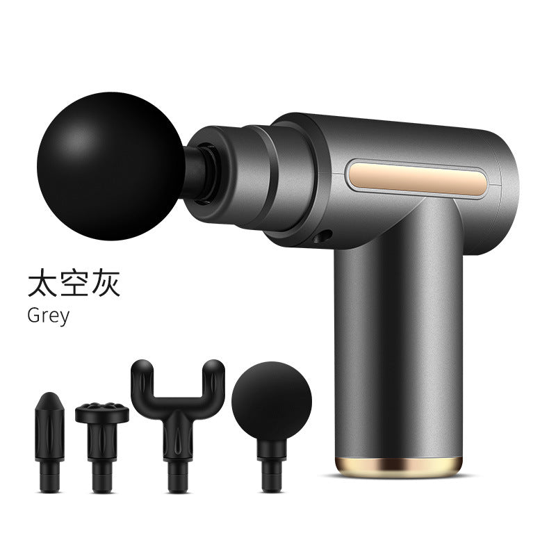 Cross-border mini massager, fascia gun, rechargeable fascia + direct supply, muscle fitness, neck gun, electric vibrator.