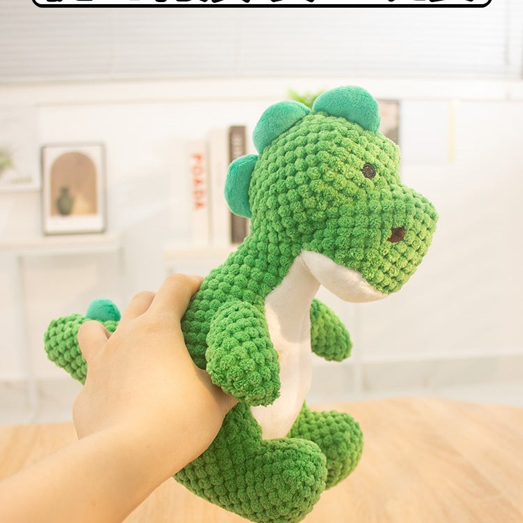 Dog toys accompany to relieve boredom, dinosaur vocalization and bite resistance, teddy than bear, small dog supplies, puppies grinding teeth consumes physical strength