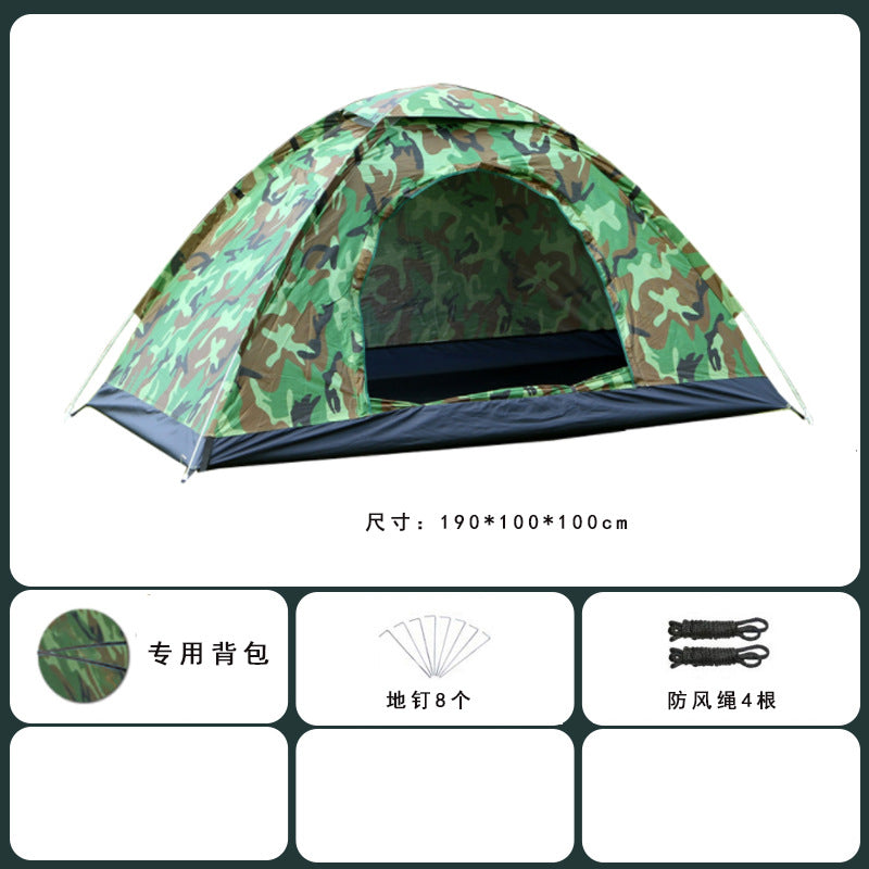 Tent outdoor 2 people camping Thickened equipment Portable automatic pop-up 3-4 people camping Outdoor rain protection Beach sun protection