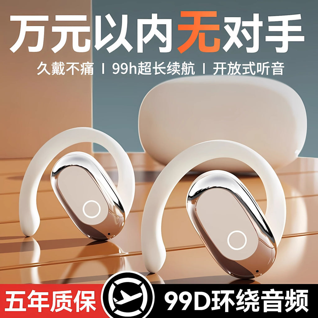 Voice of Berlin 2025 new Bluetooth headset non-in-ear open hanging ear noise reduction movement super long battery life