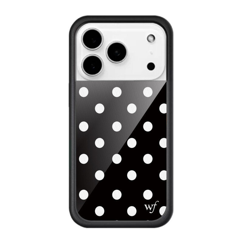 Wildflower polka dot mobile phone case is suitable for Apple 17 anti-drop iPhone17promax anti-drop high version case.