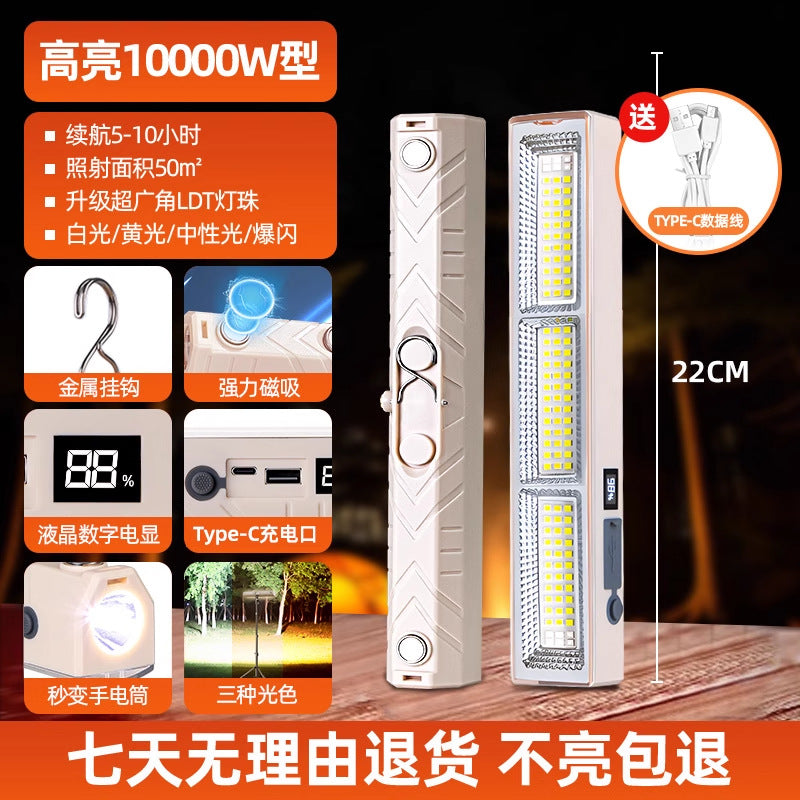 Stall light led night market light Stall night market light unplugged outdoor charging light long battery life cross-border light