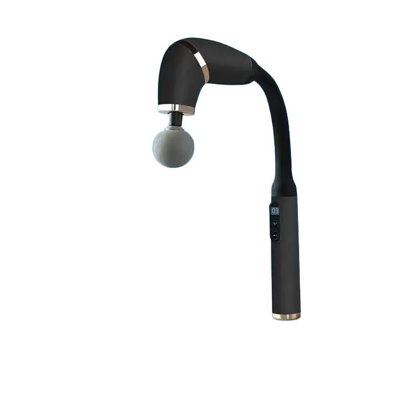 Curved hook fascia gun asking for massager shoulder neck waist back massager muscle neck gun industry grade muscle relaxation