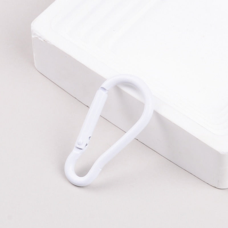 跨境厂家批发彩色烤漆葫芦形登山扣铝合金饰品配件水瓶钥匙创意快