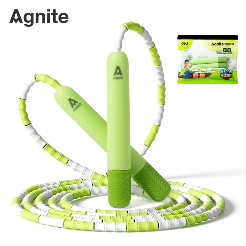 Angnet FT151 skipping rope PVC plastic cotton steel wire rope children's primary and secondary school students practice test bamboo rope