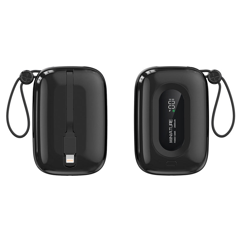 The new mobile phone power bank digital display mobile phone power bank 10,000mAh mini compact power bank can be boarded on the plane