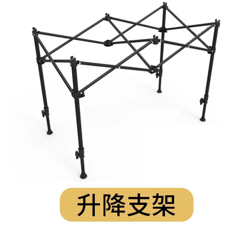 Outdoor Portable Folding Table Camping Carbon Steel Round Leg Egg Roll Table Outdoor Picnic Round Leg Egg Roll Table Accessories Single Purchase