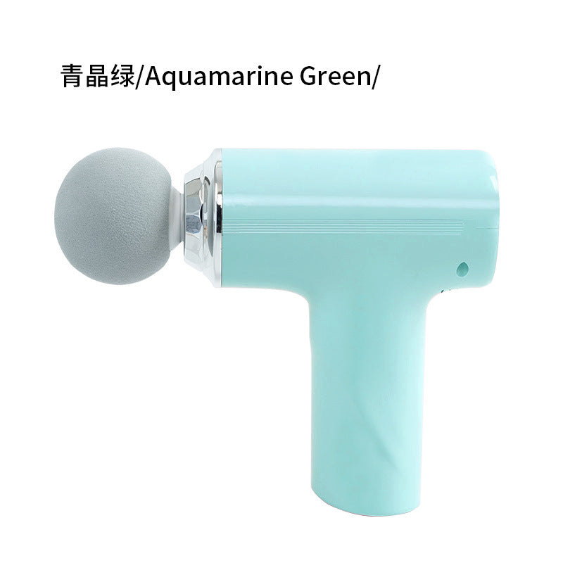 Cross-border fascia mini portable stretch multi-head muscle rechargeable massager household stretch high-frequency head fitness