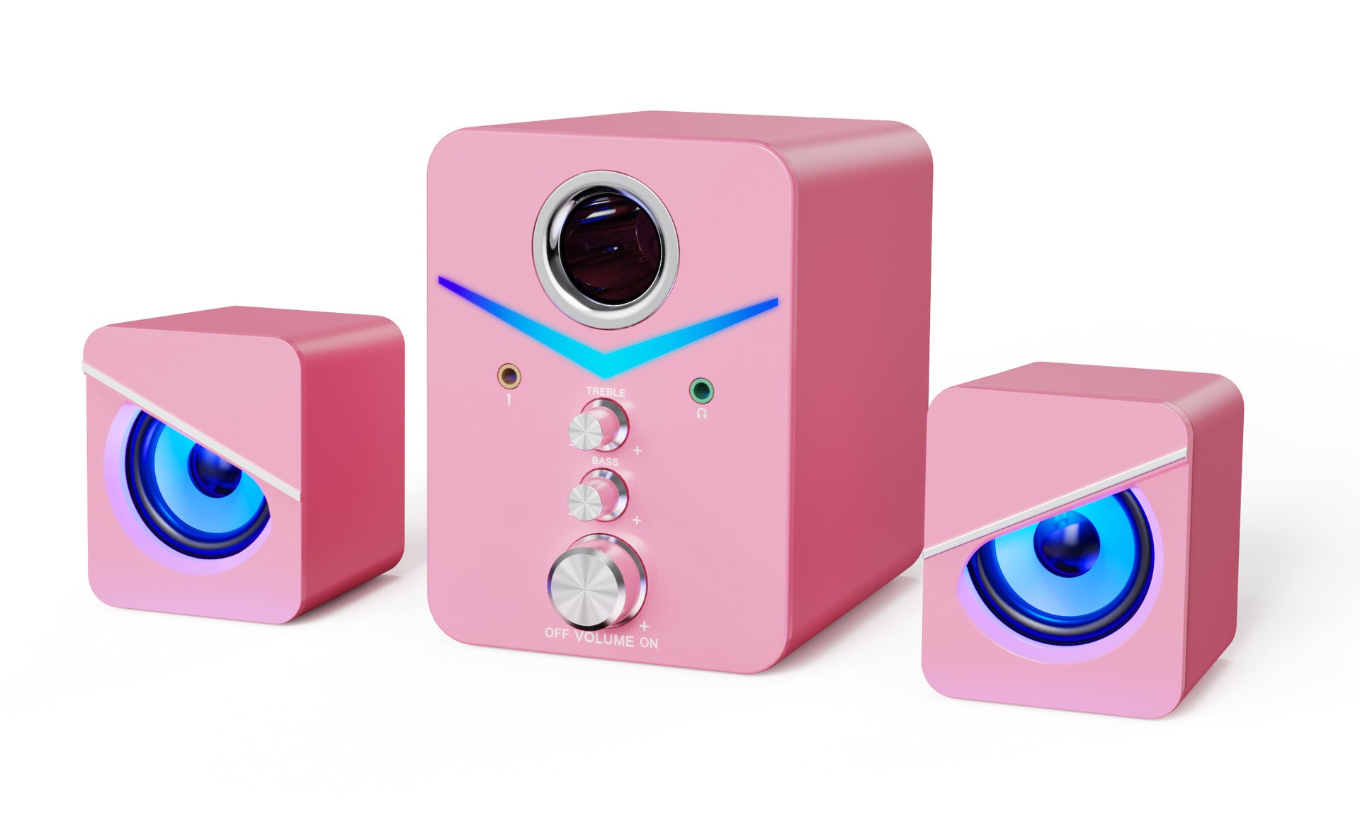 SADA Computer Audio Home Desktop Notebook General Purpose Small Speaker Wired Desktop Subwoofer Speaker