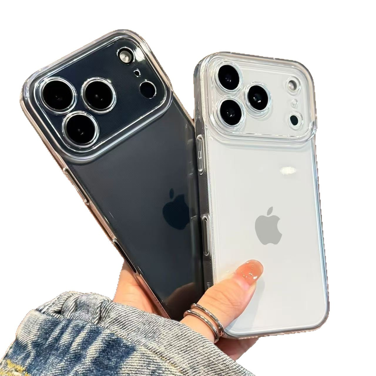 Simple solid color is suitable for Apple 17promax mobile phone case, anti-drop iphone16 transparent 15 Europe, America 14 all-inclusive 13.