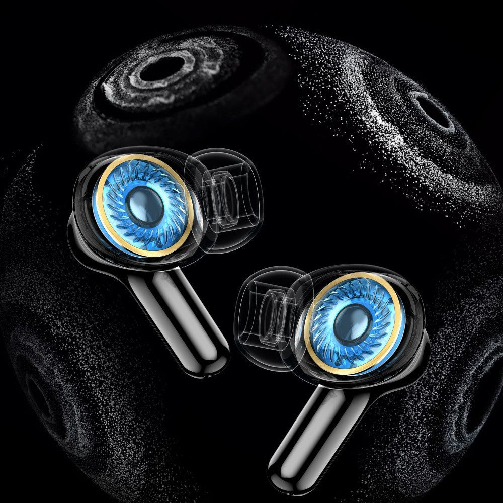 Customized cross-border factory private model new tws bluetooth headset, dual three-dimensional intelligent digital display noise reduction wireless in-ear type