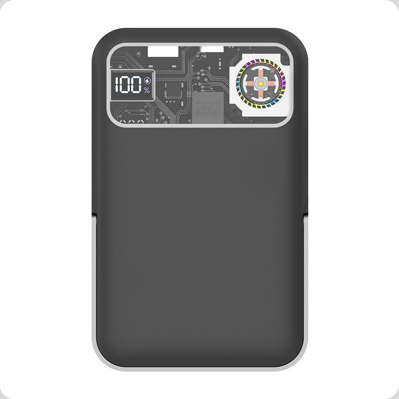 Private mold F2 hurricane power bank with bracket for iPhone Apple mobile phone cooling mobile power bracket