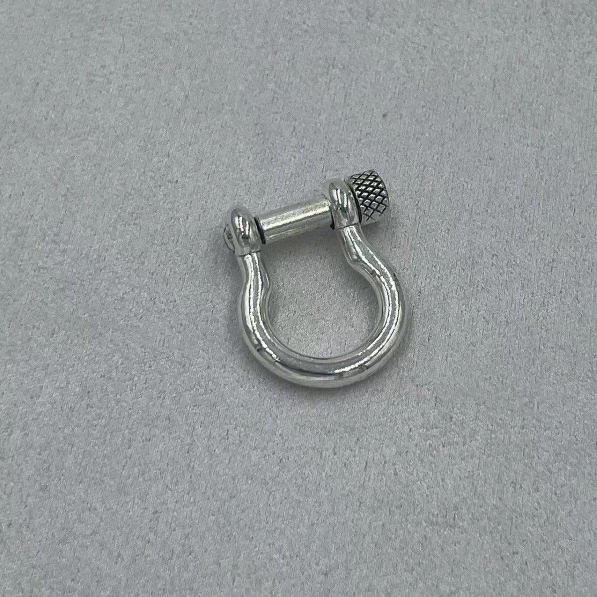 Buckle D-type buckle horseshoe buckle umbrella rope bracelet accessories metal outdoor mountaineering buckle camping portable buckle zinc alloy