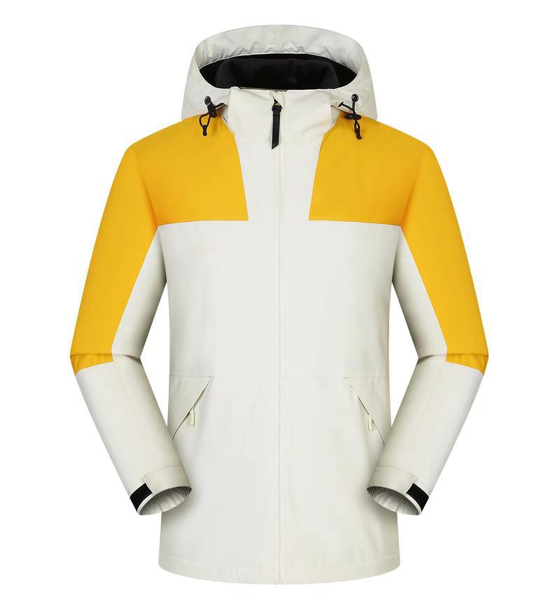 Jacket custom embroidery printed logo outdoor windproof waterproof autumn and winter stand-up collar sportswear group work clothes