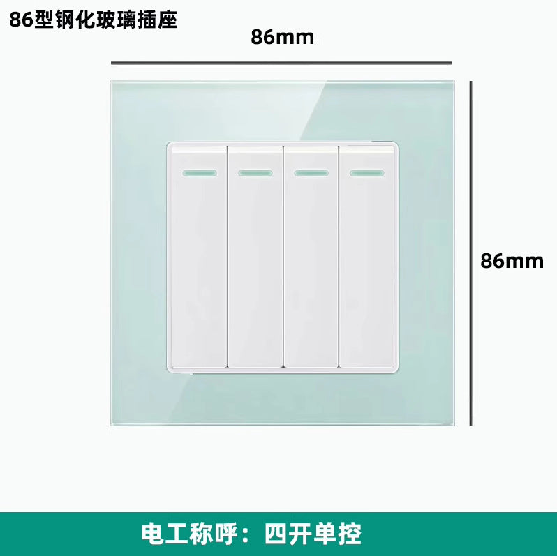 British 13A Hong Kong and Macao USB socket British standard porous TYPE-C charging panel switch electrical system