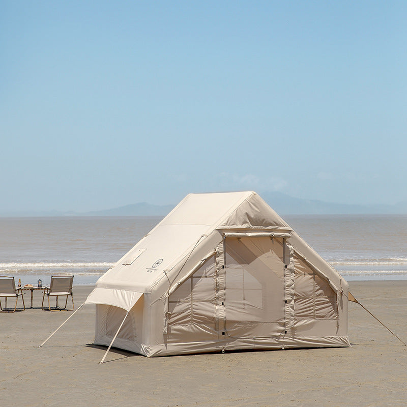 Xintu 6 m2 inflatable tent camping equipment outdoor overnight without building a rainproof roof 3-4 people portable camping