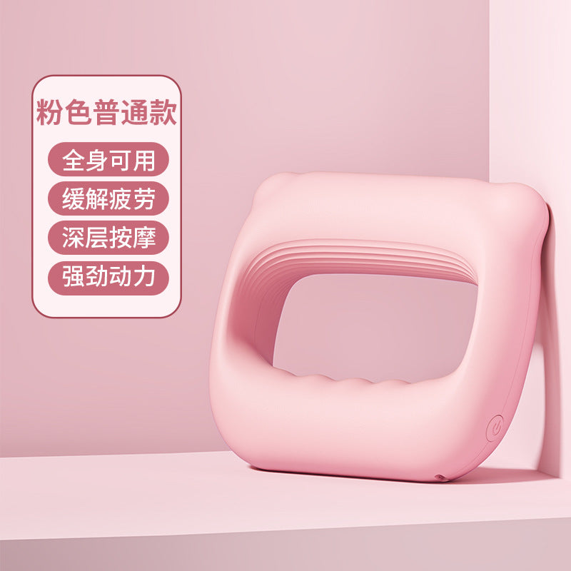 New fascia ring USB charging massage, belt massage, fascia gun vibration neck gun fat rejection machine, thin belly artifact