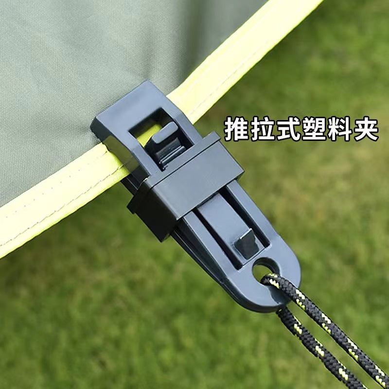 Multifunctional wind rope buckle raincloth camping outdoor tent canopy windproof fixed buckle tarpaulin shading net fixed clip