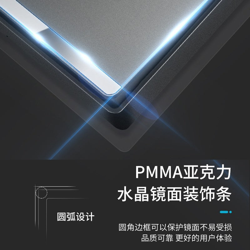 International electrician switch socket panel household 86 type gray wall 16A air conditioner concealed two open five hole air conditioner