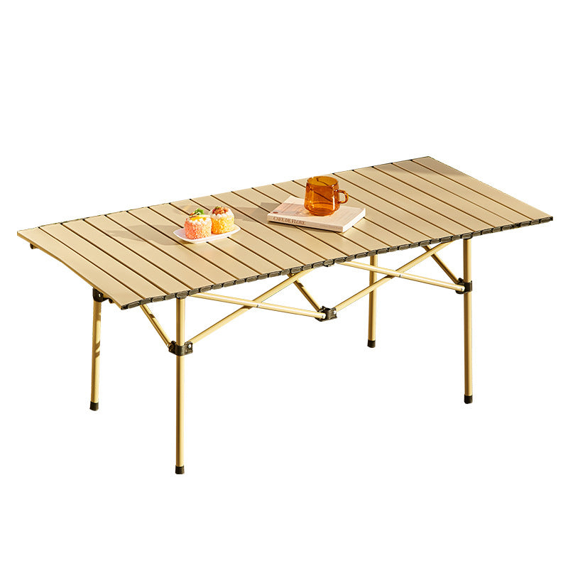 Outdoor folding table, egg roll table, camping table, portable picnic table and chairs, full set of camping equipment supplies