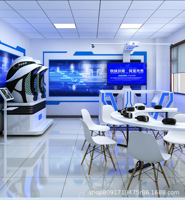 Fire virtual dressing VR safety experience hall 3D changing clothes and wearing experience popular science education training exhibition hall equipment