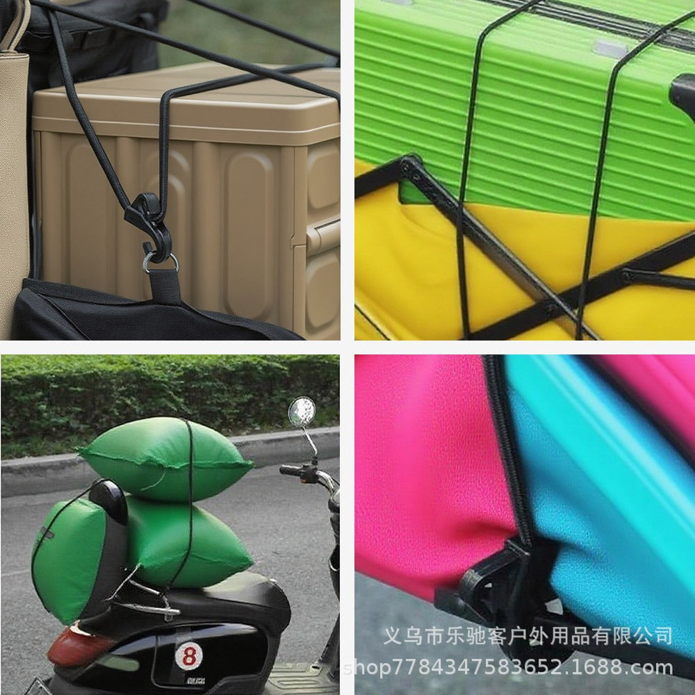 户外露营配件帐篷登山扣弹力绳挂钩松紧绳天幕拉力绳固定捆绑拉绳