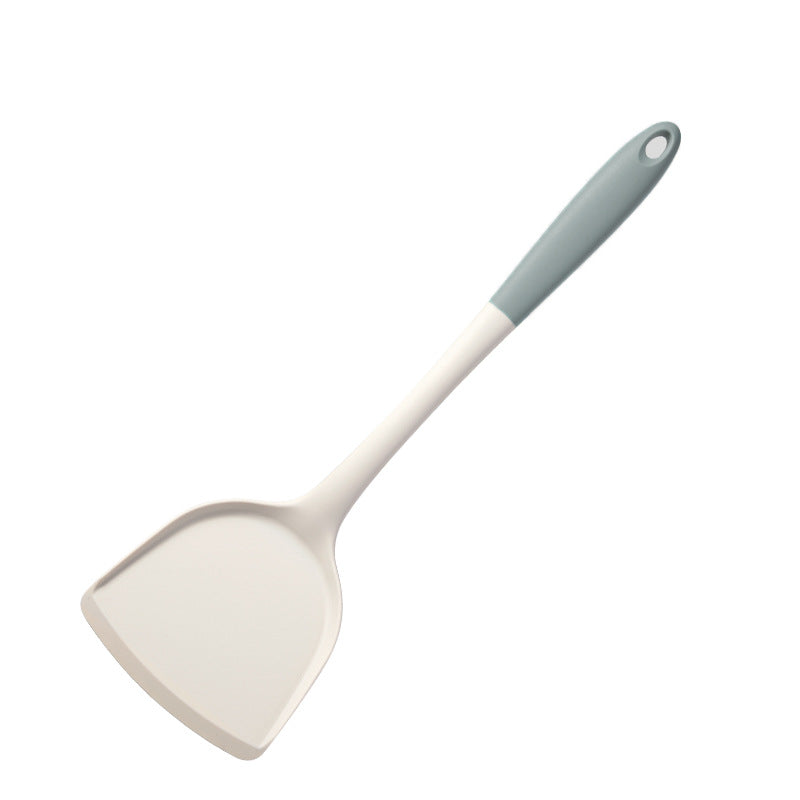 Off-white silicone spatula household non-stick pan special high temperature resistant cooking spoon shovel food grade kitchen utensils set