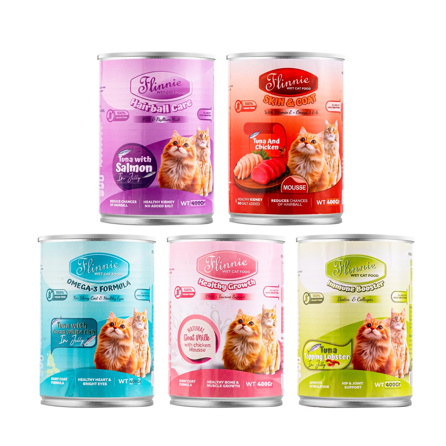 Cross-border special 400g large can of canned cat, canned pet food, canned function, canned pet wet food, canned snacks