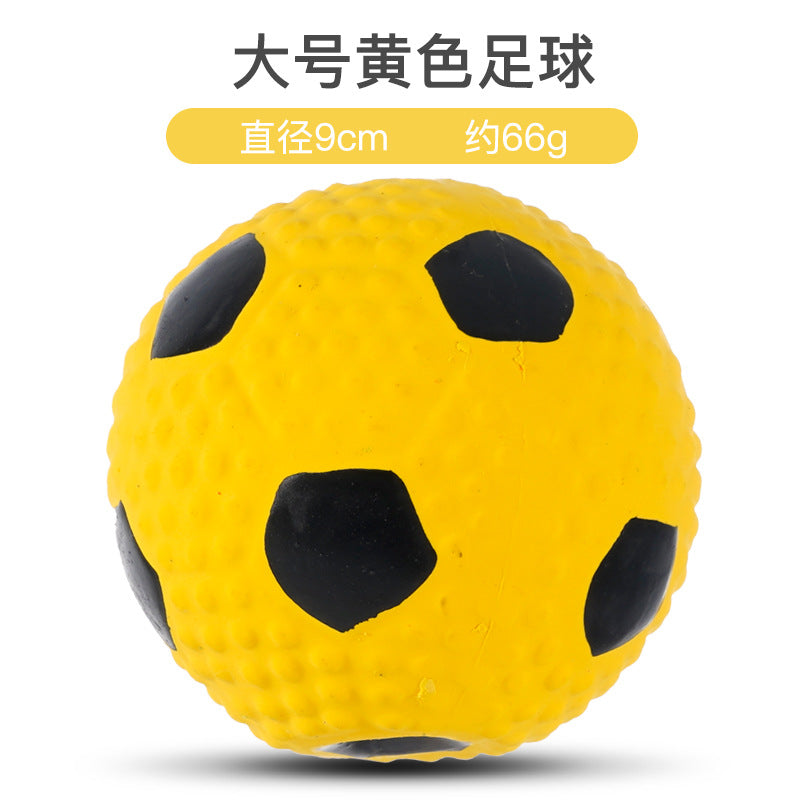 Wholesale Pet Latex Toys Filled Cotton Latex Rugby Football Volleyball Sound Dog Toys Pet Toys