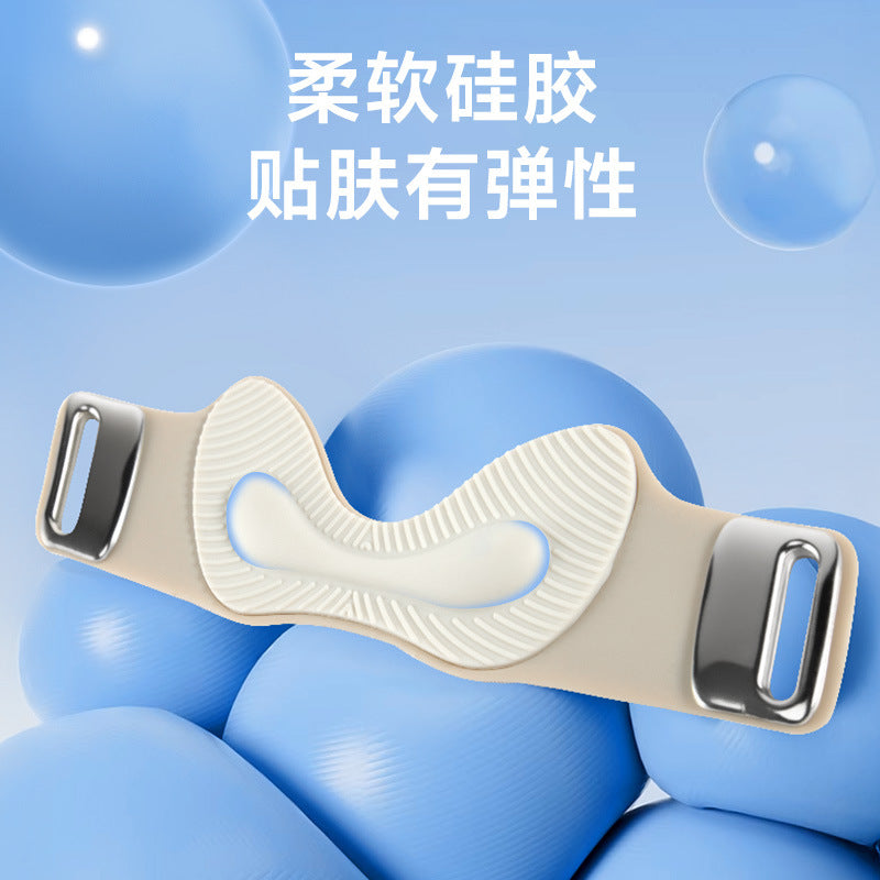 Cross-border new silicone patella strap knee pads professional grade airbag breathable non-slip fixed sports anti-injury adjustable