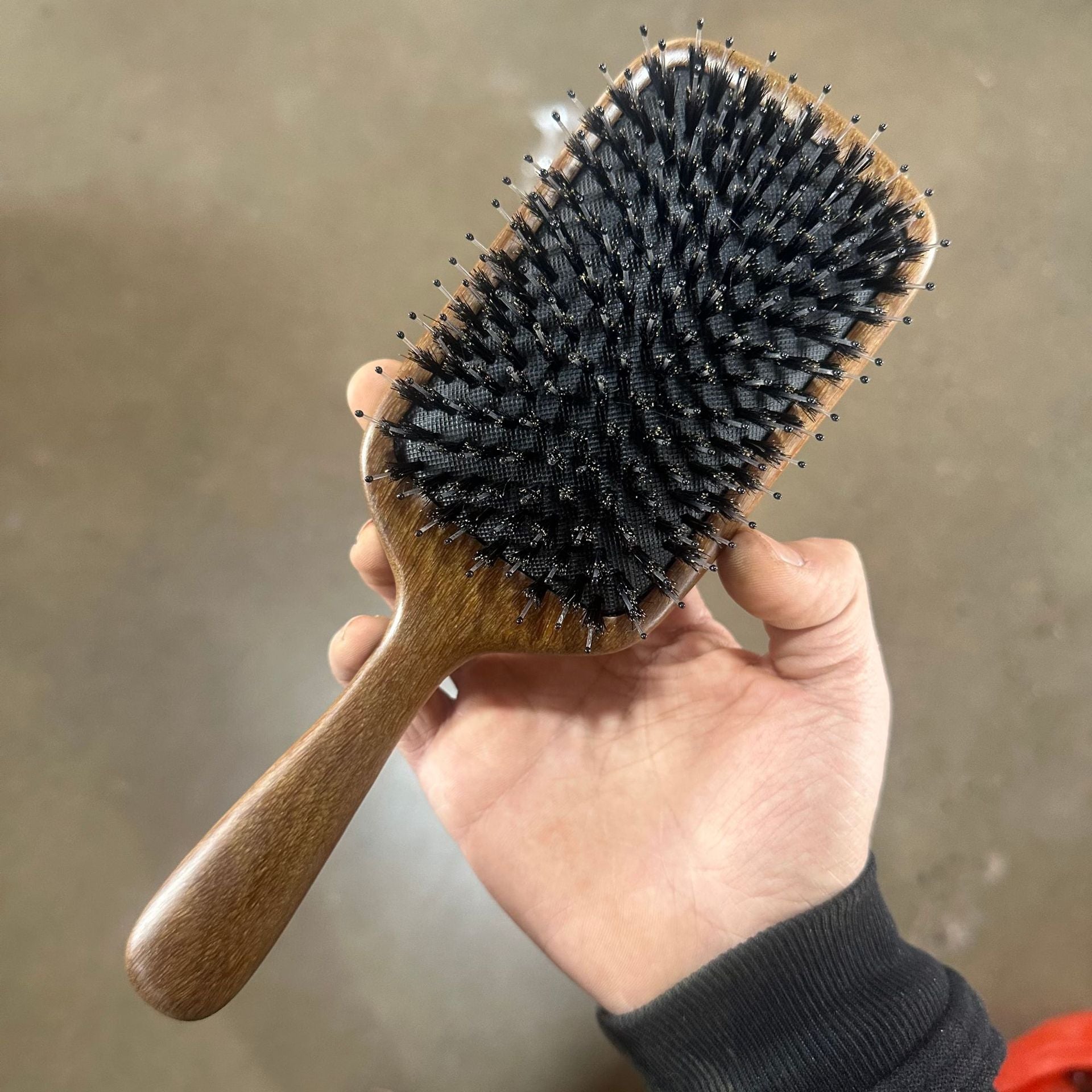 Sandalwood Air Cushion Comb Women's Household Shunfa Head Scalp Meridian Massage Comb Hair Follicle Unclogging Portable Airbag Comb